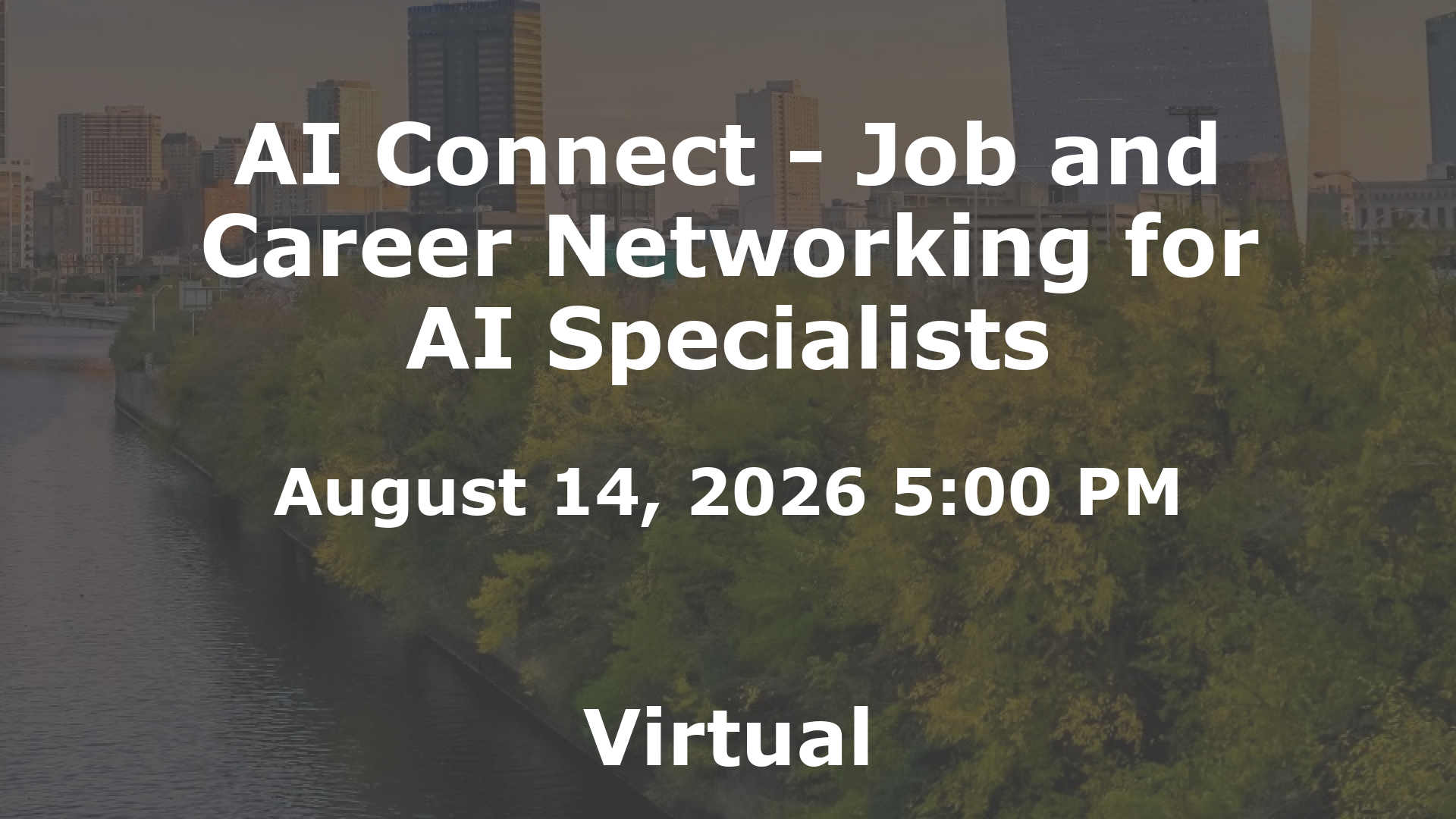 AI Connect - Job and Career Networking for AI Specialists event image